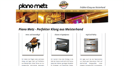Desktop Screenshot of pianometz.com